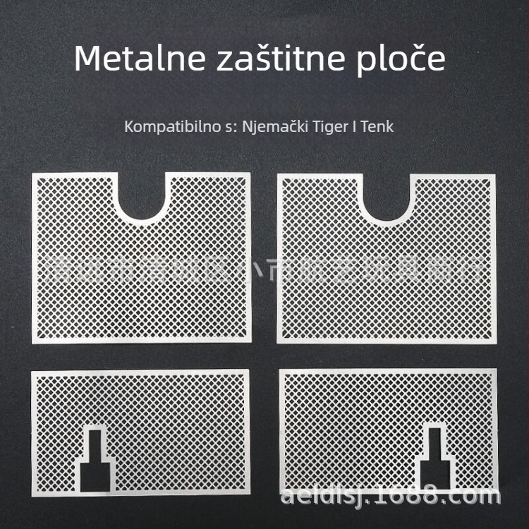 Henglong 3818-1 Tiger RC Tenk Set za nadogradnju s metalnom zaštitnom mrežom