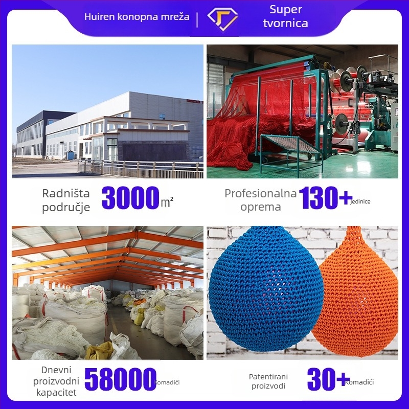 Uže mrežasta viseća ljuljačka s loptom — vanjski dječji igralište, senzorna integracija i tjelesni razvoj