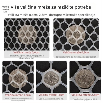 Zaštitna mreža za balkon s izolacijom za mačke i brtvom balkonskih prozora
