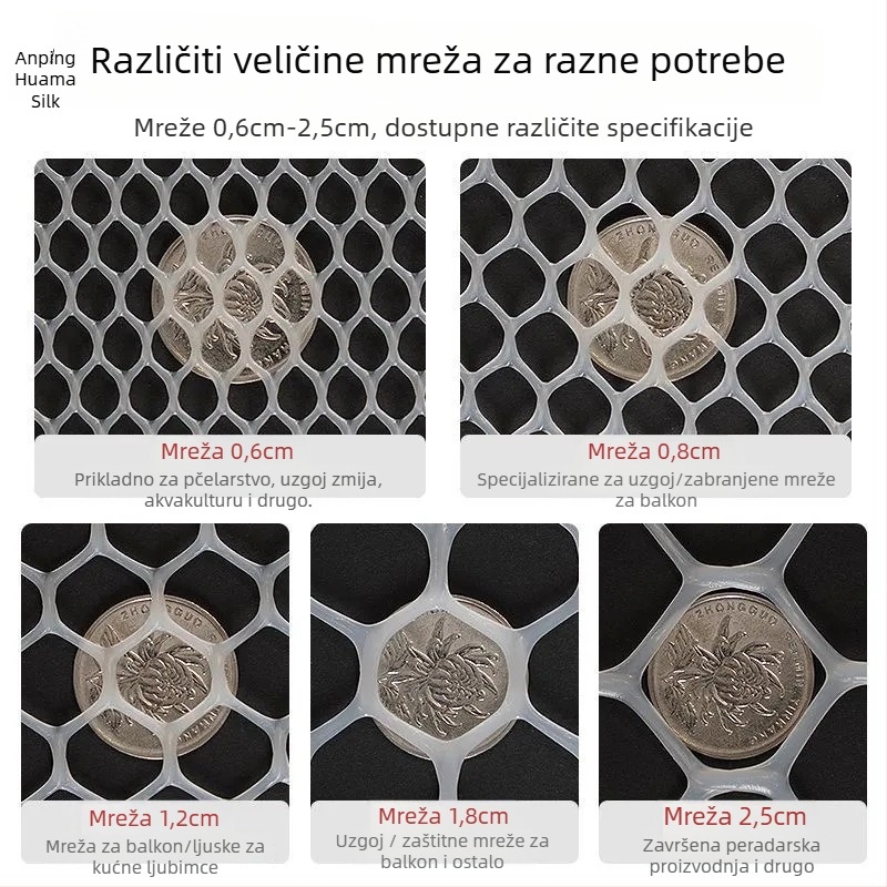 Zaštitna mreža za balkon s izolacijom za mačke i brtvom balkonskih prozora