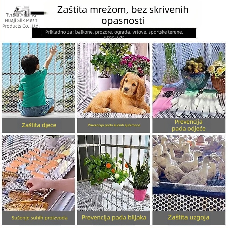 Zaštitna mreža za balkon s izolacijom za mačke i brtvom balkonskih prozora