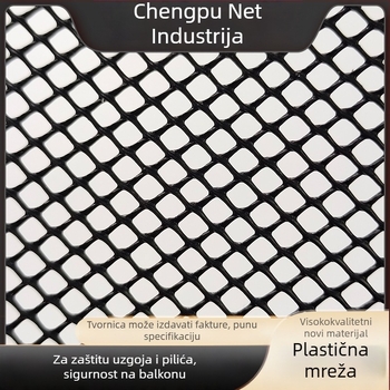 Plastična mrežna ploča za uzgoj — mreža za pčelarstvo i svilene gusjenice, balkonska zaštitna mreža, polietilen, model 01