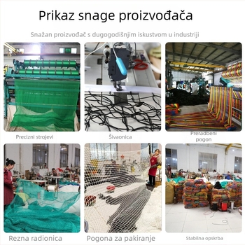 Mreža za presretanje dronova, zaštitna mreža, mreža protiv sudara s užetom, mreža protiv pada, za zračnu luku