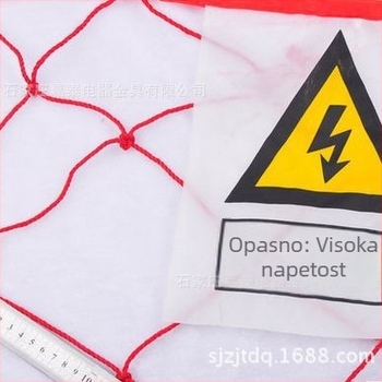 Jiatai najlon sigurnosna mreža s nosačem - protiv starenja, otpor 10, za sigurnosnu zaštitu na električnim postrojenjima, bankama i autocestama