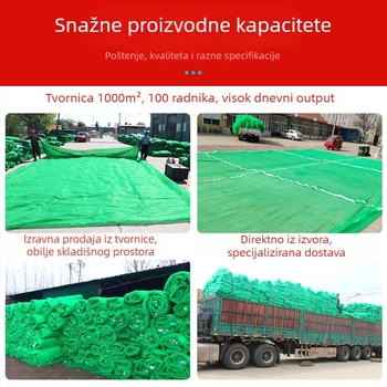 Mreža za zaštitu od praha na gradilištu - za kamione i brodove - Artikl: 8890; Podrijetlo: Binzhou, Kina; Izvoz preko granica: Da; Glavna tržišta: Afrika, Sjeverna Amerika.