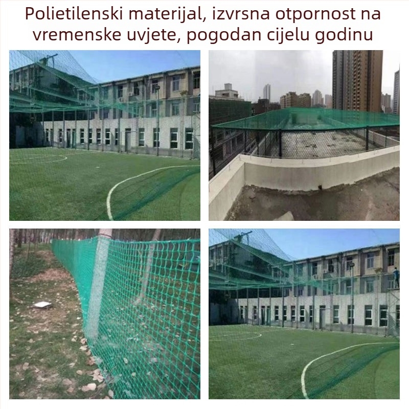 Polietilen mreža za perimetar baseball terena, zaštitne mreže za razne objekte, izolacijske stropne mreže, mreže za golf teren — Maofeng