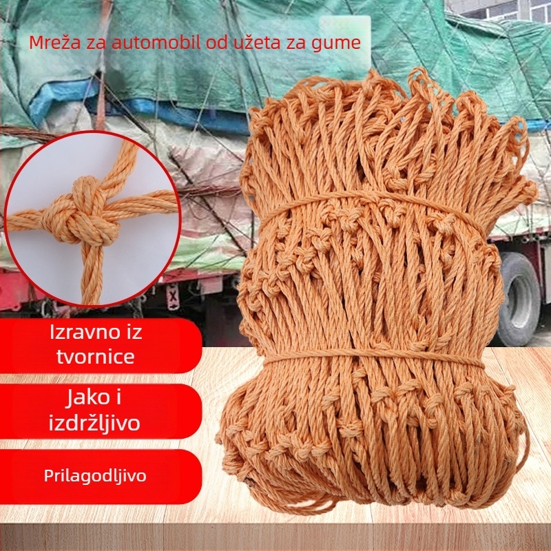 Mreža za brtvljenje guma za kamione, zaštitna mreža, debela otporna na habanje i otporna na vjetar poliesterska mreža za plastenike