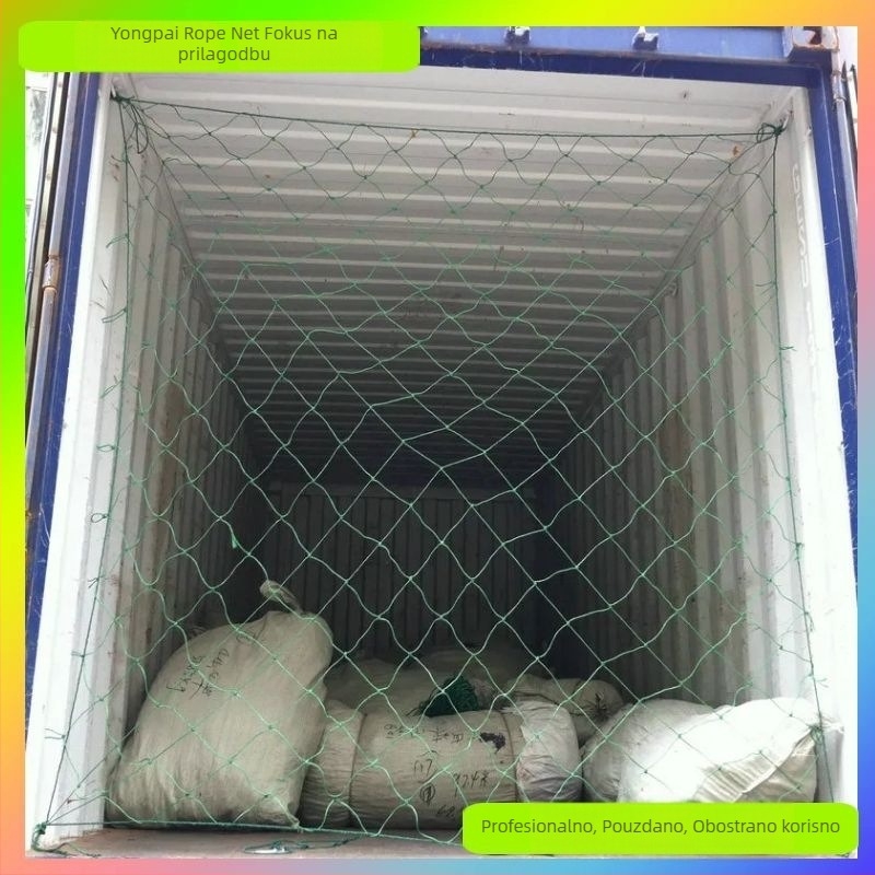 Mreža protiv pada za kontejnerski kamion, materijal najlon/poliester, nosivost 15, sigurnost u logistici
