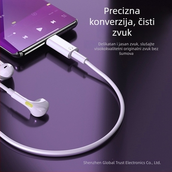 USB-C na 3,5 mm adapter za slušalice s napajanjem i DAC-om