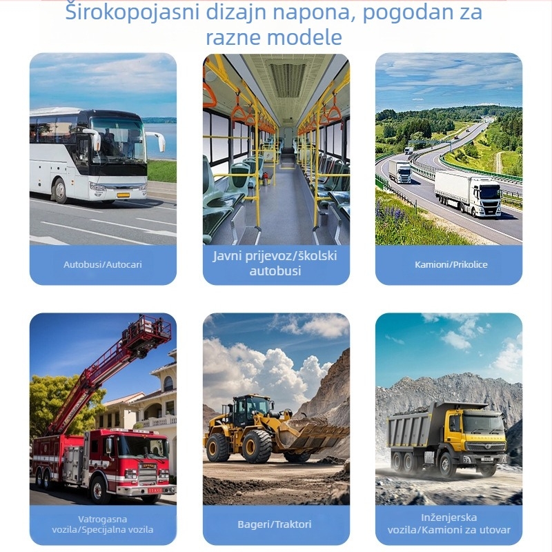 Rw-cam-dz3 AHD unutarnja kamera za autobuse i teretna vozila, širokokutna metalna kupolasta kamera, 12V napajanje