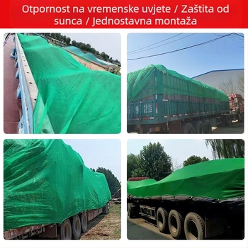 Poliesterska mreža za zatvaranje brodova i vozila, gusta zaštitna mreža za skladišta ugljena i pijeska, anti-starenje