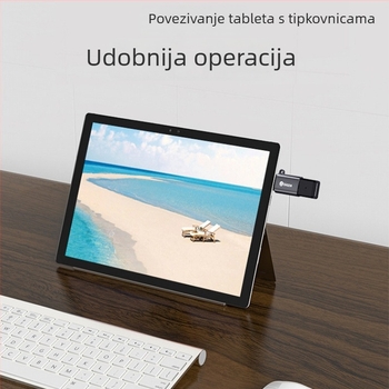 Type-C OTG USB 3.0 adapter za Android telefone s USB-A priključkom, podržava USB flash pogone, vanjske diskove i čitače kartica, model A24 P73