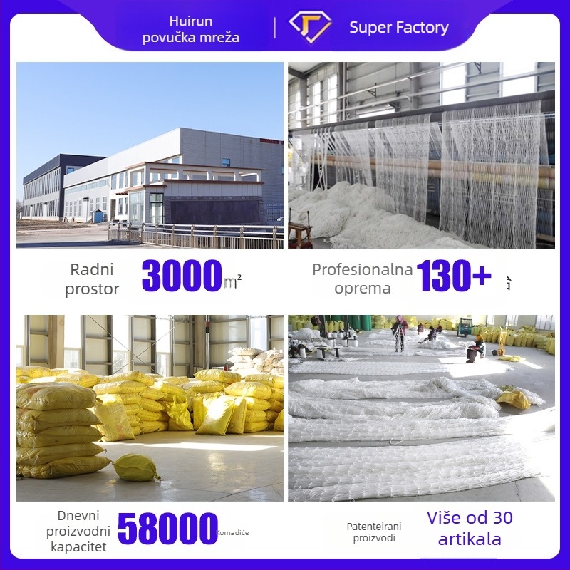 Huirun Rope Net kontejnerska mreža - najlonska zaštitna mreža za kamion i kontejner, model A21