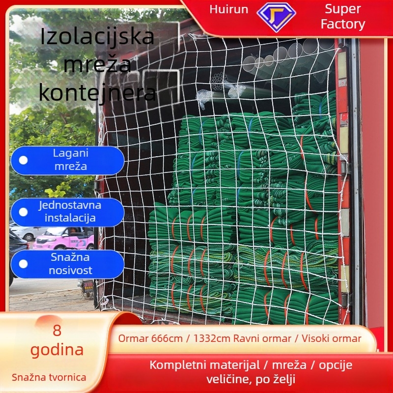 Huirun Rope Net kontejnerska mreža - najlonska zaštitna mreža za kamion i kontejner, model A21