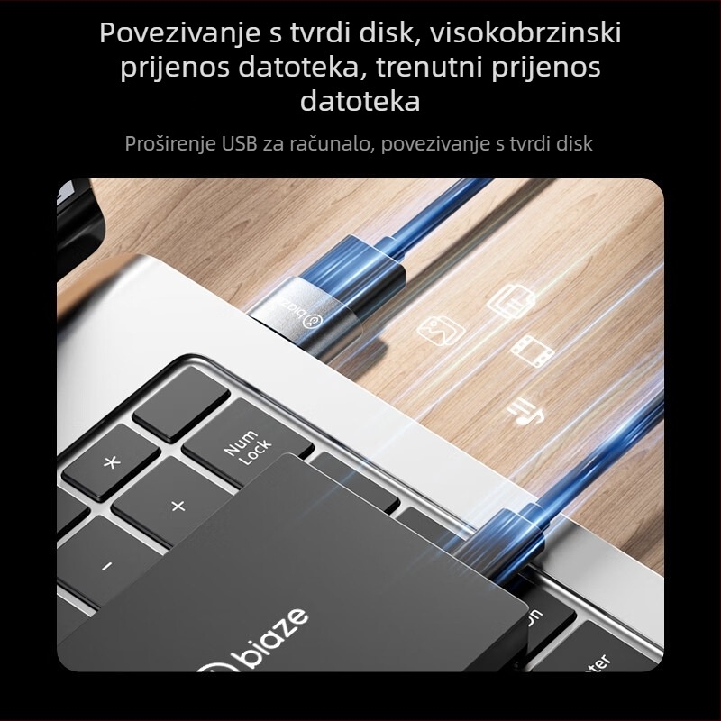 Bias USB-C OTG adapter za auto napajanje, model A181, univerzalna kompatibilnost, prijenos podataka