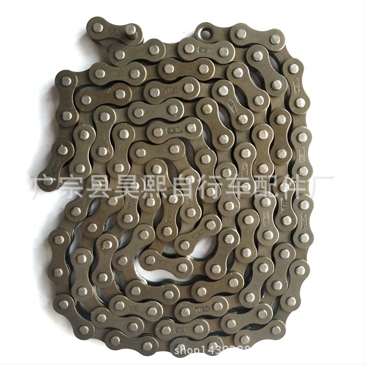 Lanac za planinski bicikl, model Z30, karbonsko čeli, korak 1/2 inča, unutarnja širina 3/32 inča