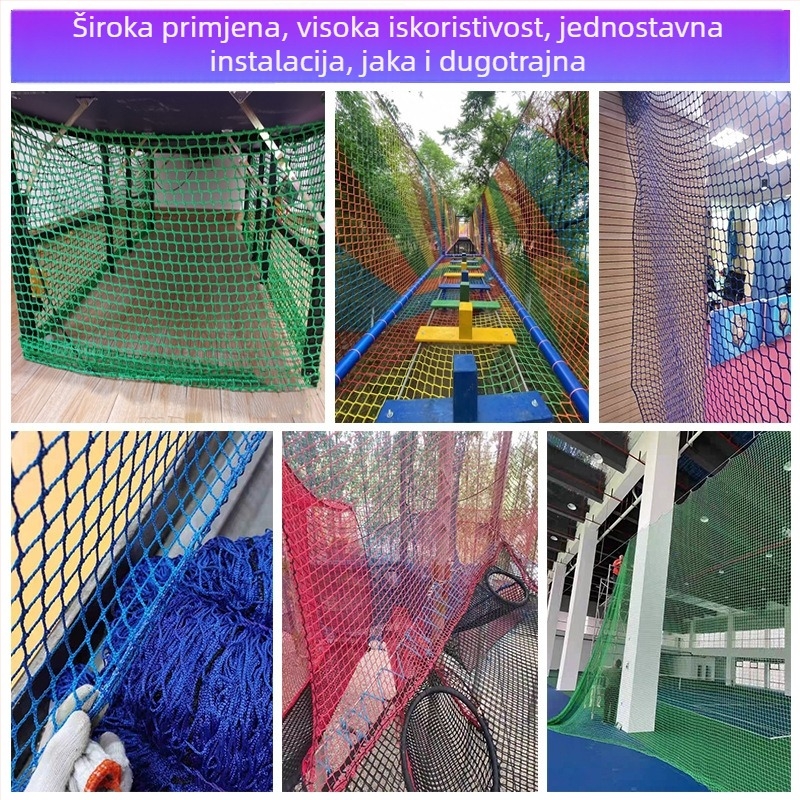 Mreža bez čvorova za sport i poljoprivredu: stolni tenis, košarka, golf teren, zaštita stepenica