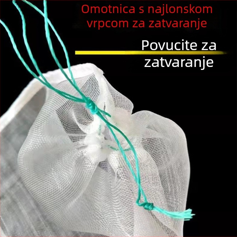 Vreća od mreže protiv insekata za povrće i voće, dišuća viseća mrežasta vrećica, najlon, širina 50/55/60/75, marka Daylight, trajanje 3–5 godina