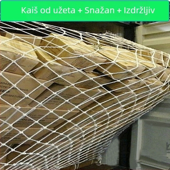 Nylon mreža za kontejnere, viseća zaštitna mreža s Y-jačanjem