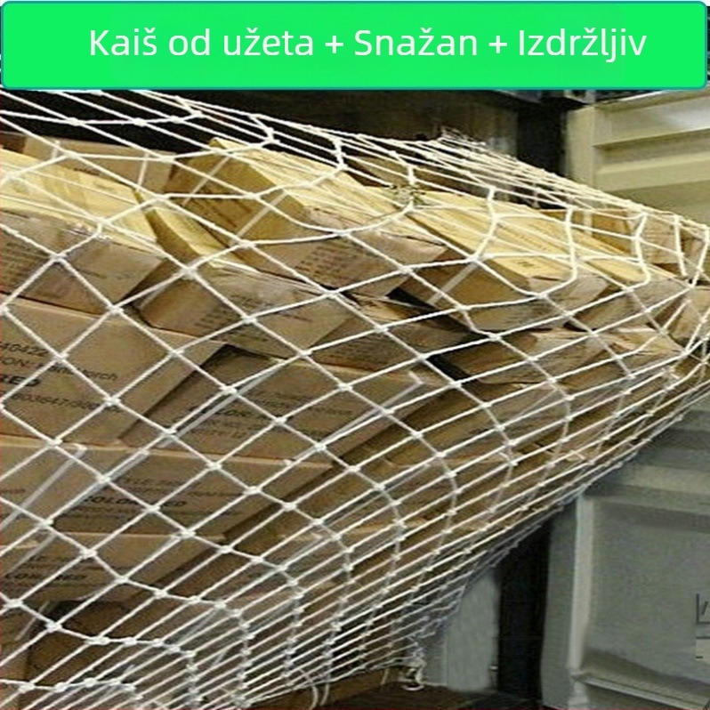 Nylon mreža za kontejnere, viseća zaštitna mreža s Y-jačanjem
