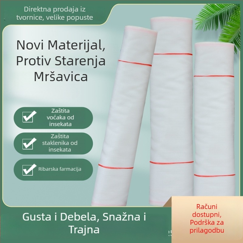 Polietilenska mreža protiv insekata s 20-om mrežom za staklenike, voćnjake i farme svinja