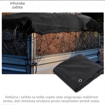 Mreža za razdvajanje tereta kamiona s PVC premazom, vodootporna i otporna na propuštanje, teška