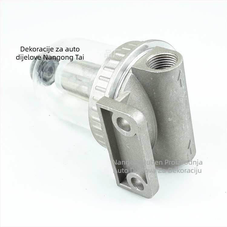Poly automobilski filtr za vodu za kamione s aluminijskim tijelom i prozirnim 1/4-inč filtarskim šalice