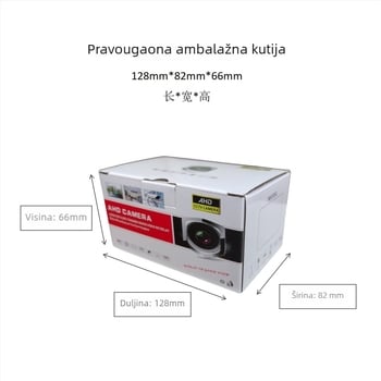 Prednja infracrvena kamera za automobile s jednim kanalom, za online vozila i taxi, model LA-AHD805, 1920x1080, AHD video, 360° prilagodljivo