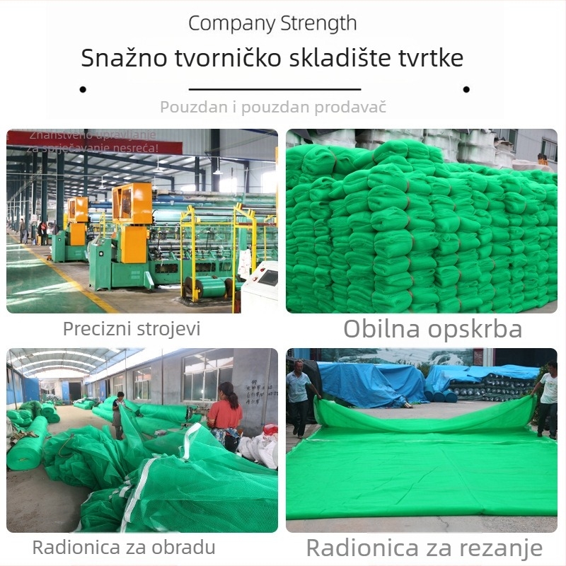 Poliesterska cerada za kamion s mrežom za zaštitu od prašine za ugljen, pijesak i blato, otporna na vjetar