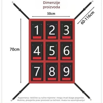 Baseball mreža za trening s devet kvadrata za bacanje i udaranje — unutarnja/ vanjska upotreba; materijal: poliester, debeli Oxford platno; broj proizvoda: 0134; kategorija: Ball Post/Ball Rack; marka: Aoxiang; podrijetlo: Dongguan