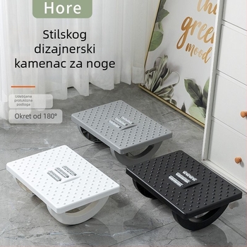 Uredska potpora za stopala, plastična, lagani luksuzni stil, sklopiva, za odrasle