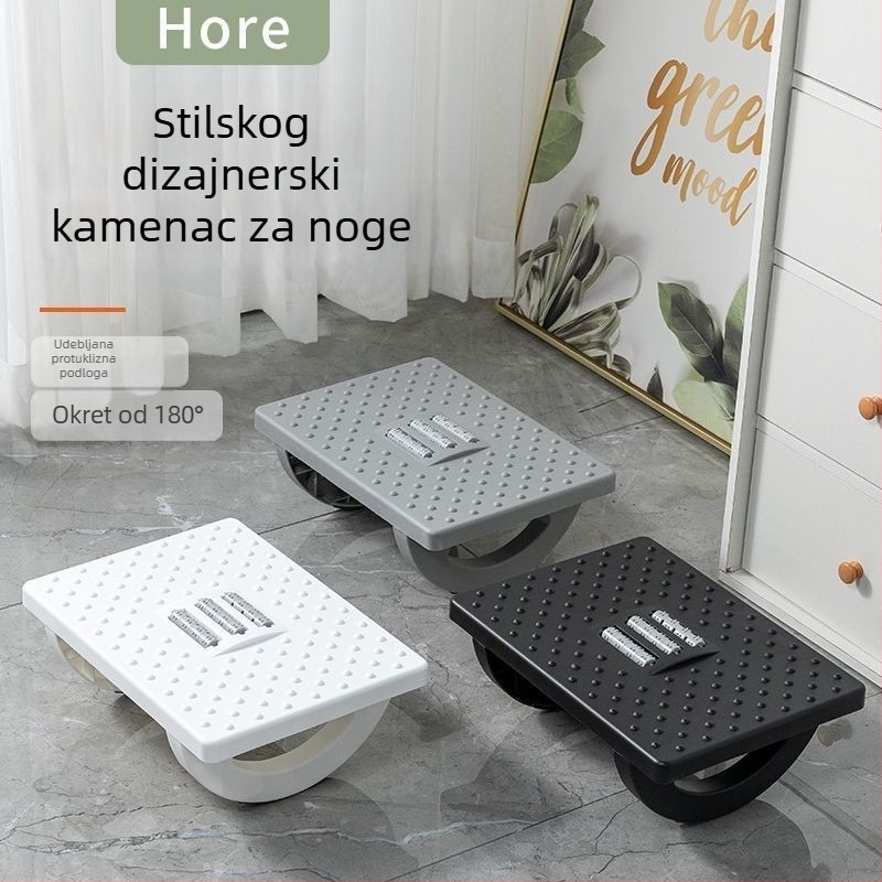 Uredska potpora za stopala, plastična, lagani luksuzni stil, sklopiva, za odrasle