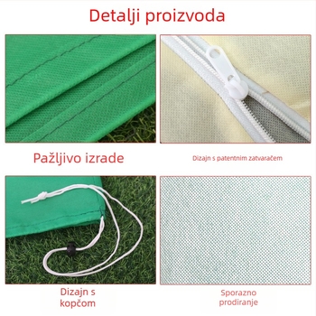 Zaštitni prekrivač za biljke od mraza za voćke – netkani materijal, zaštita od hladnoće jesen-zima