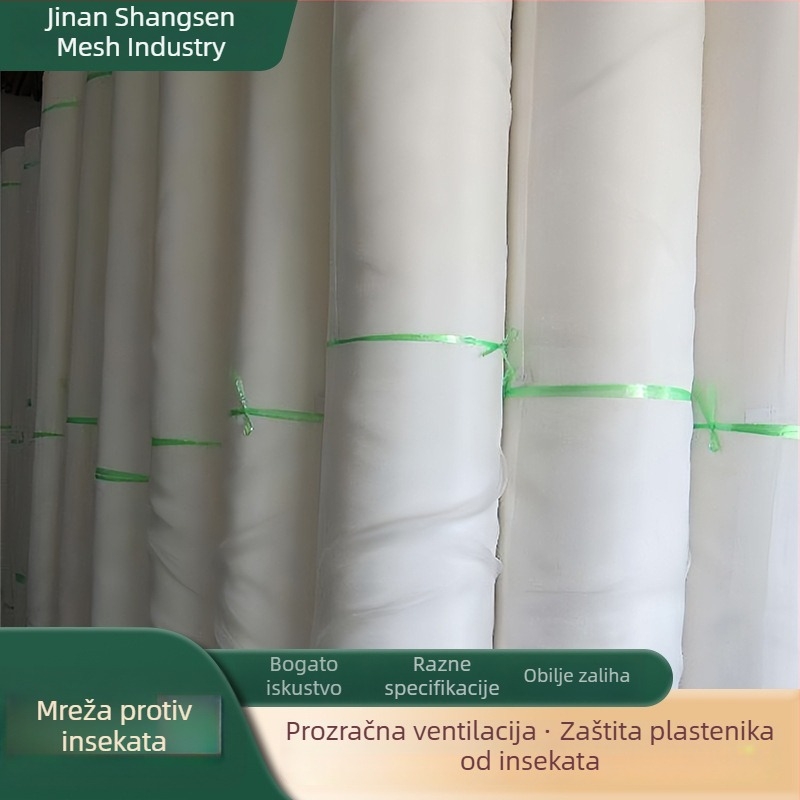 Mreža protiv insekata za plastenike s povrćem, debela fina mreža protiv komaraca i muha, zaštitna mreža za farme