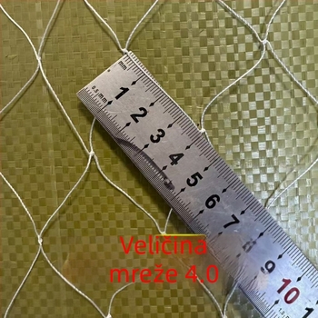 Mreža protiv ptica za voćke, voćnjake i plastenike — najlon linija; za poljoprivredu i uzgoj