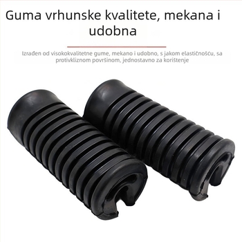 Gumeni pedala za nogu za motocikl, prednji pedal, kompatibilno Dayang 100, TBT110, JH70, Broj proizvoda 2025-12