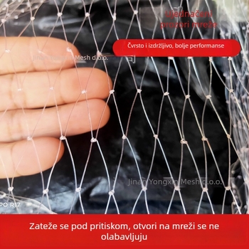 Najlonska mreža protiv ptica za voćke, otvori 2,5 mm, promjer žice 0,32 mm, vijek trajanja 3–5 godina, Yongxin marka
