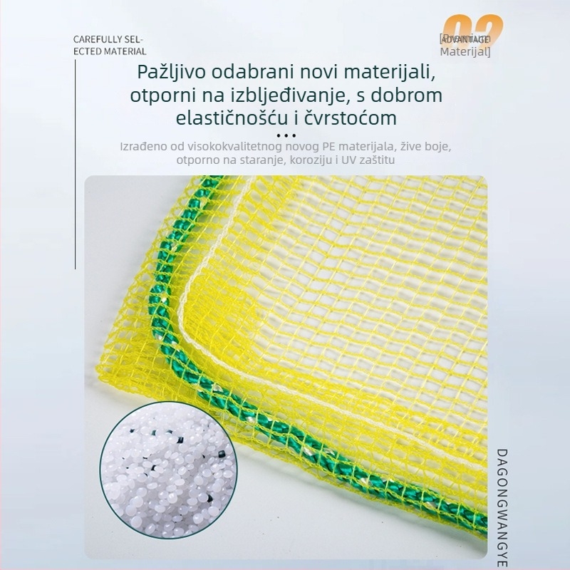 Mreža protiv vrana za usjeve, s 4 mm mrežom, zaštita povrća, voća, plastenika i voćnjaka