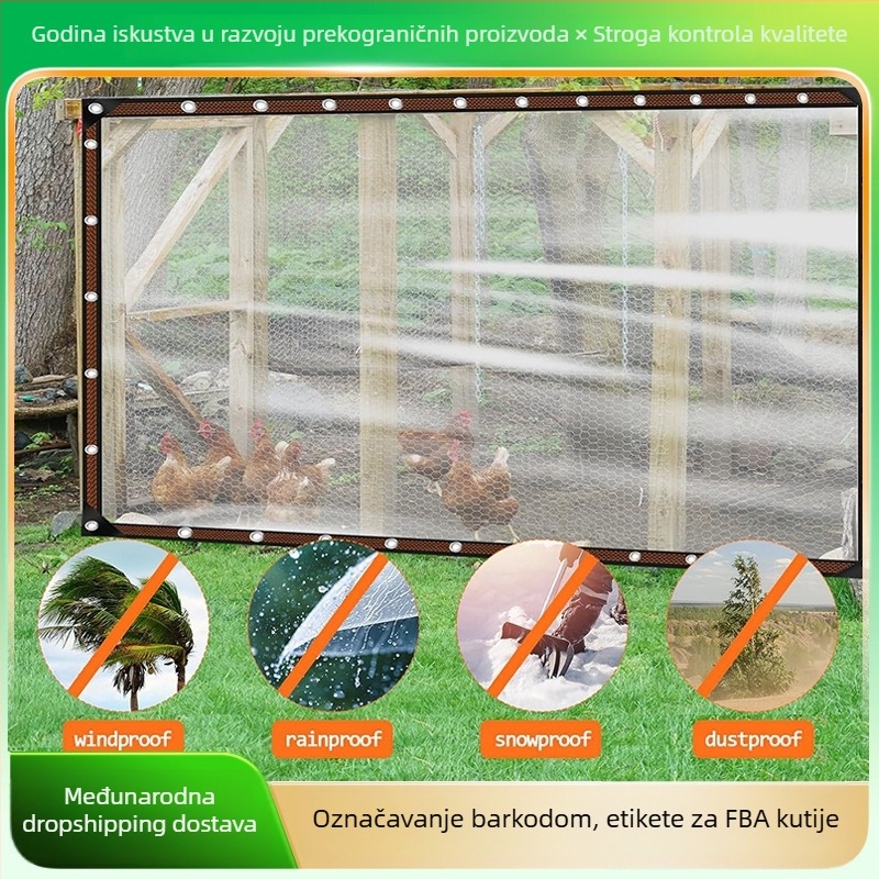 Vodootporna tkanina, PE materijal; neimportirano; ovlaštena privatna marka.