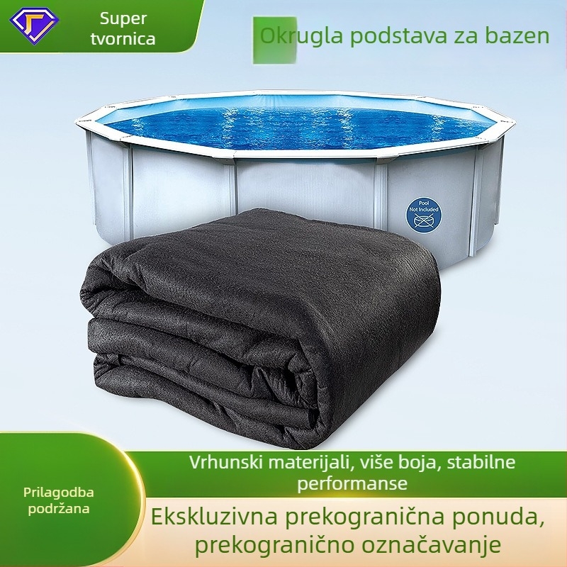 Okrugli bazenski liner od filca – otporan na probijanje, protuklizni, geotekstil