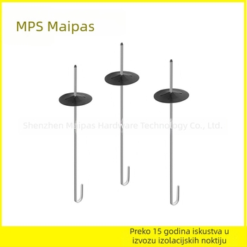 J-oblik klip izolacije, od nehrđajućeg čelika i aluminija, za mrežu protiv ptica na solarnim pločama, toplinska vodljivost 0.035, radna temperatura 500