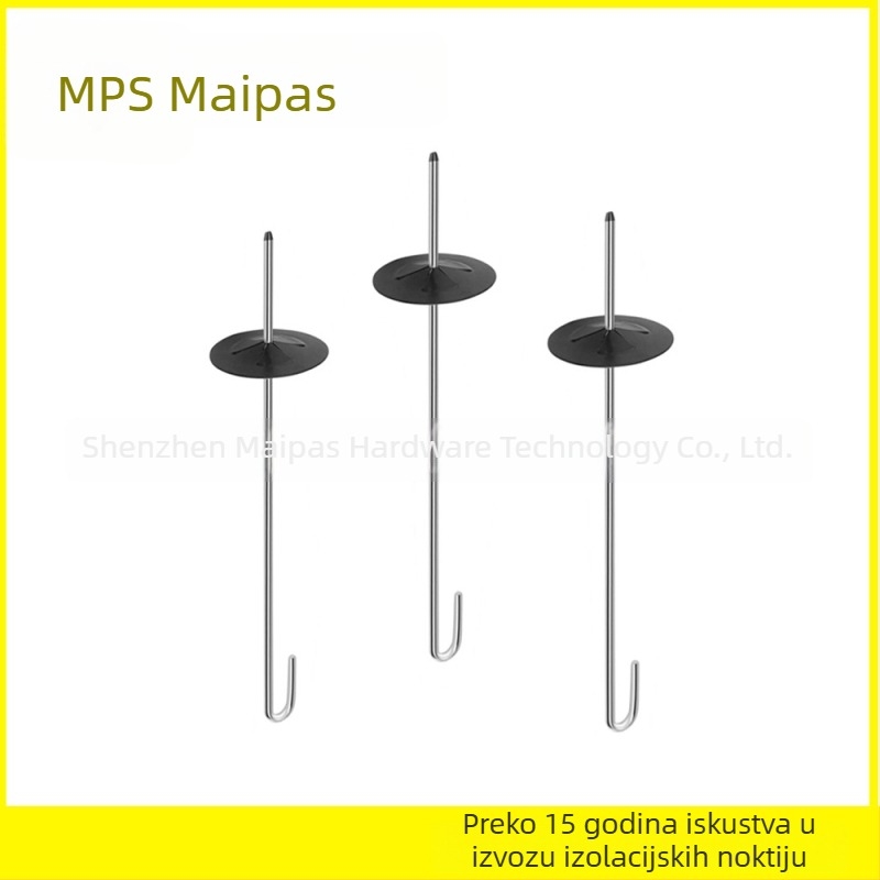 J-oblik klip izolacije, od nehrđajućeg čelika i aluminija, za mrežu protiv ptica na solarnim pločama, toplinska vodljivost 0.035, radna temperatura 500