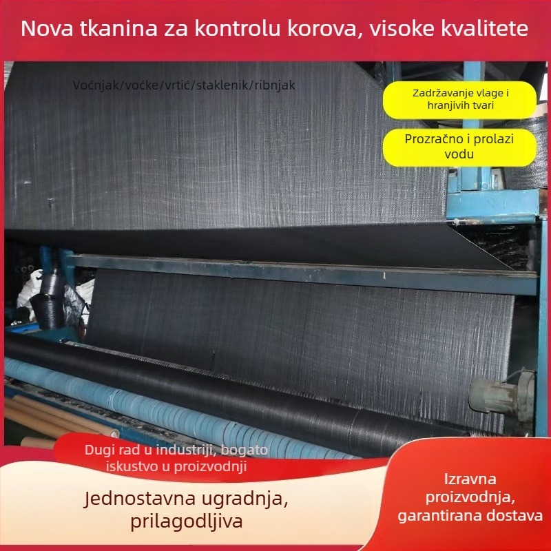 Tkanina za suzbijanje korova za voćke – izdržljiva PE podloga za pokrivanje tla, barijerna mat protiv korova