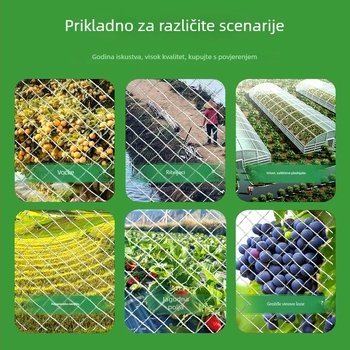 Mreža protiv ptica za voćnjak i farmu – veliki skladišni prostor, zaštita trešnje, vrtna barijera, ribnjak