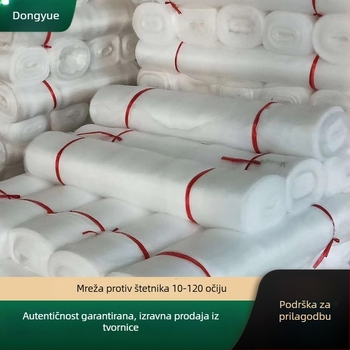 Mreža protiv insekata za plastenike i voćnjake — polietilen, otvori 10–100 µm, promjer vlakana 0.12 mm, vijek trajanja 3–5 godina, brend Dongyue