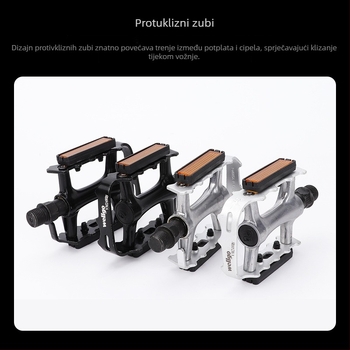 WELLGO M248 pedale za planinske i cestovne bicikle | aluminijska legura | protuklizne, ultra lagane | ležaj DU Peilin