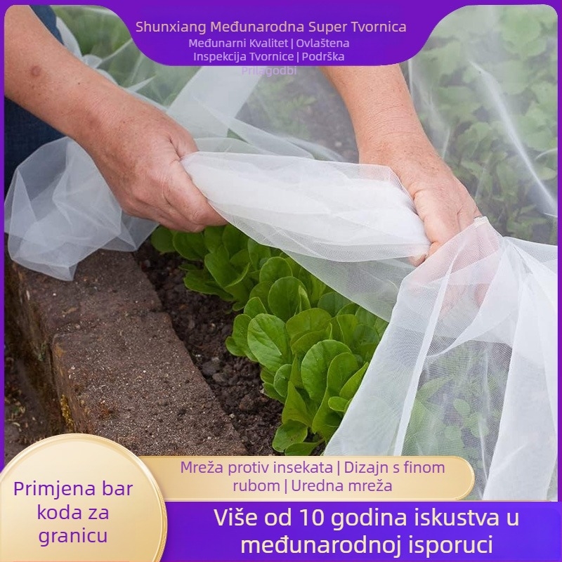 Polietilenska mreža protiv insekata za staklenik, neovisno pakirana, višestruke specifikacije