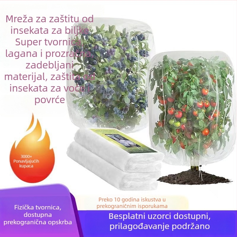 Mreža za zaštitu od insekata za povrće, voće, voćnjake, plastenik i vrt