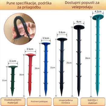 Plastični zemni klinovi za učvršćivanje tkanine protiv korova, Haolinju 03