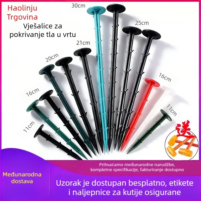 Plastični zemni klinovi za učvršćivanje tkanine protiv korova, Haolinju 03